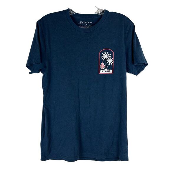 Volcom Other - Volcom Mens T-Shirt Size Small Blue Palm Trees